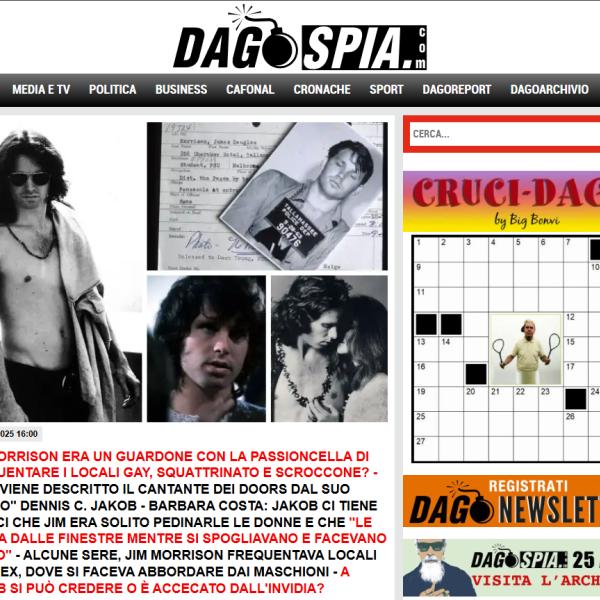 Lo sguardo intimo su Morrison: l'uomo dietro la rockstar